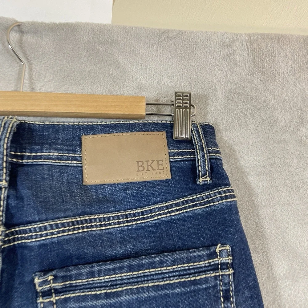 BKE Aiden Jeans Mens 29x34 Y2K Western Cowboy Stretch Denim Whisker Honeycomb